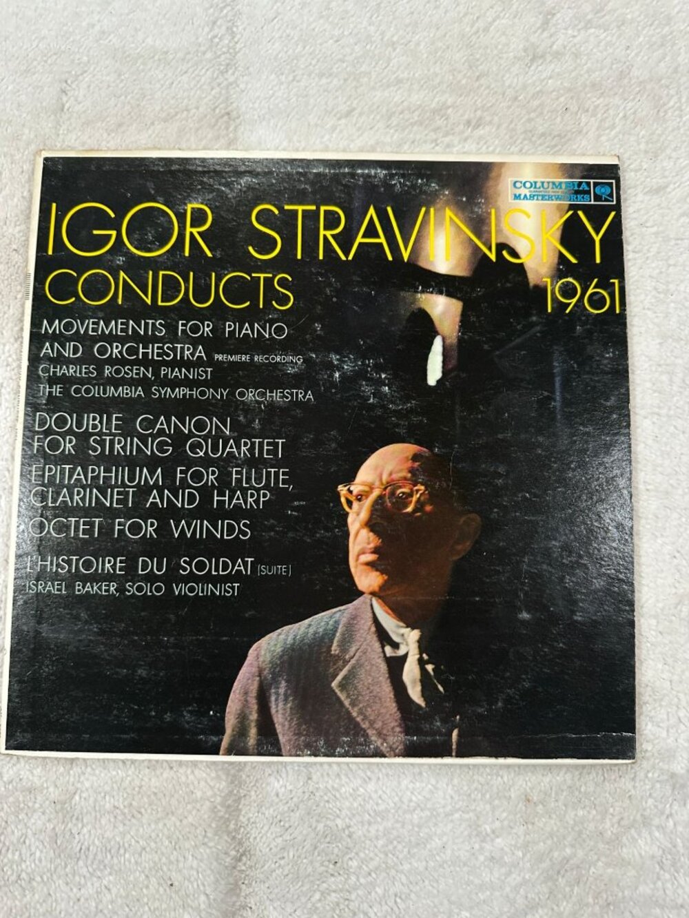 Igor Stravinsky Conducts 1961 LP Columbia Masterworks ML 5672 Classical Vinyl